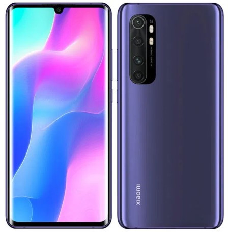 mi note 10 purple