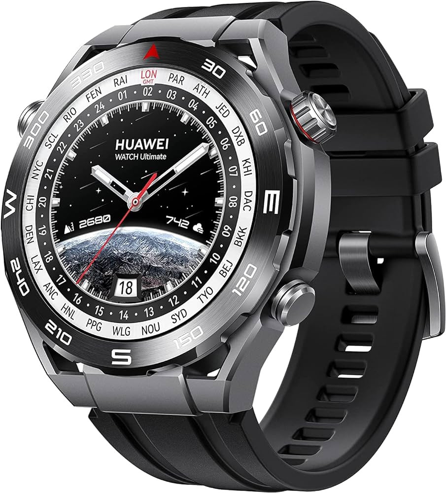 Huawei Watch Ultimate Expedition Black with Titanium Strap