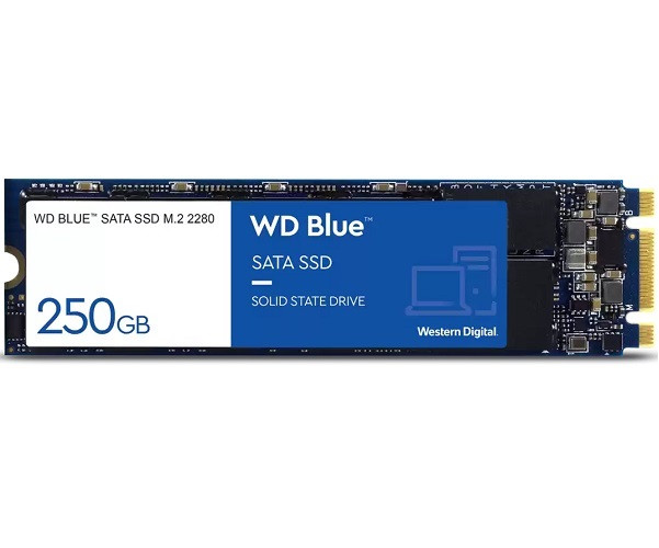 Western Digital 250GB SSD 3D Nand M.2 Blue