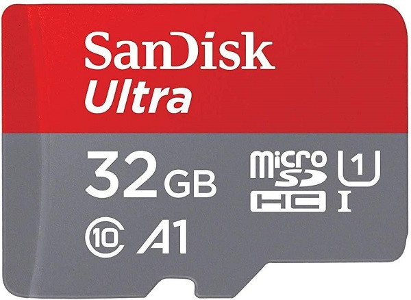 Sandisk 32GB A1 Ultra 98MB/s MicroSDHC with Adapter