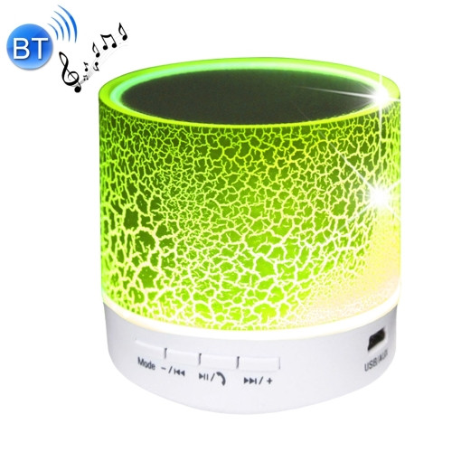 A9 Mini Portable Bluetooth Stereo Speaker, with Built-in MIC & LED (Green)