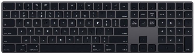 apple magic keyboard with numeric keypad led light