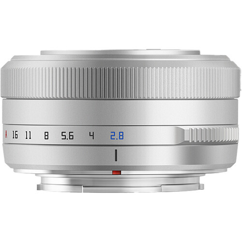 TTArtisan 27mm f/2.8 Lens Silver (Fuji X Mount)