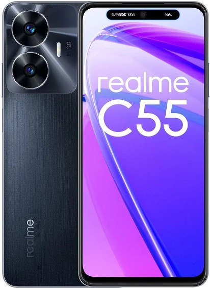 Realme C55 Dual Sim 256GB Rainy Night (8GB RAM) - Global Version