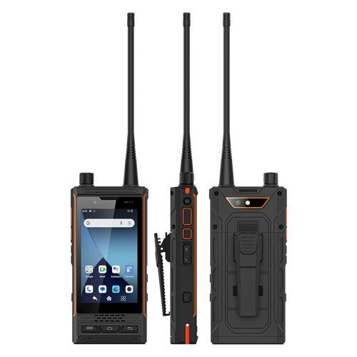 UNIWA P4 Plus UHF Walkie Talkie Rugged Phone Dual Sim 64GB Black (4GB RAM) - AU Plug