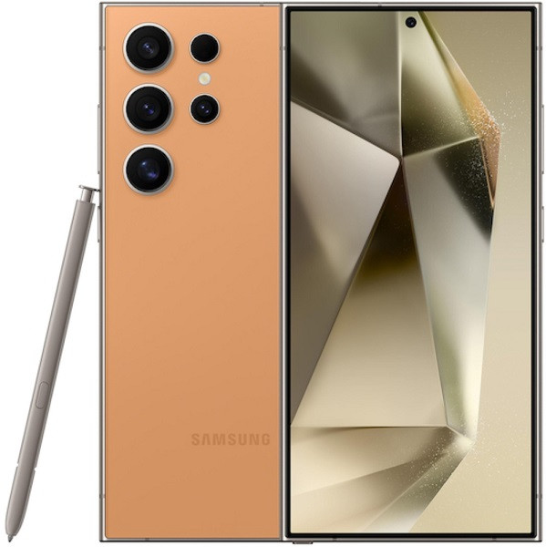 Samsung Galaxy S24 Ultra 5G SM-S928B Dual Sim 256GB Titanium Orange (12GB RAM) - Dual Nano Sim + Esim