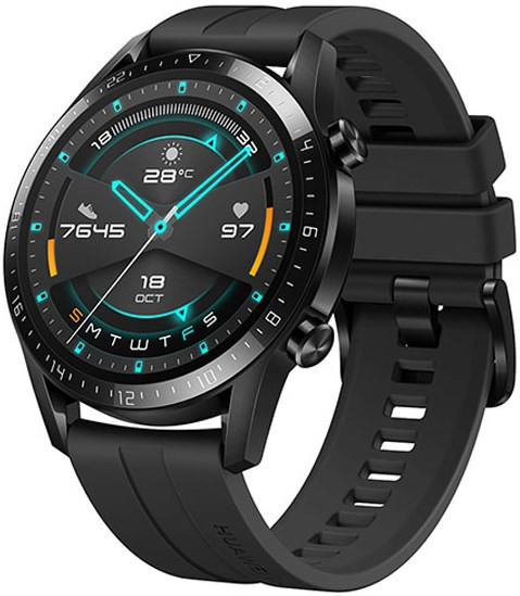 Huawei Watch GT 2 46mm Matte Black Sport Version (SpO2) - CN version