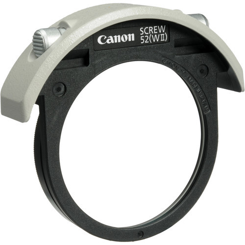 Canon 52mm Drop-in Screw Filter Holder 52WII