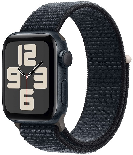 Apple Watch SE (2023) GPS 40mm Midnight Aluminium Case with Midnight Sport Loop