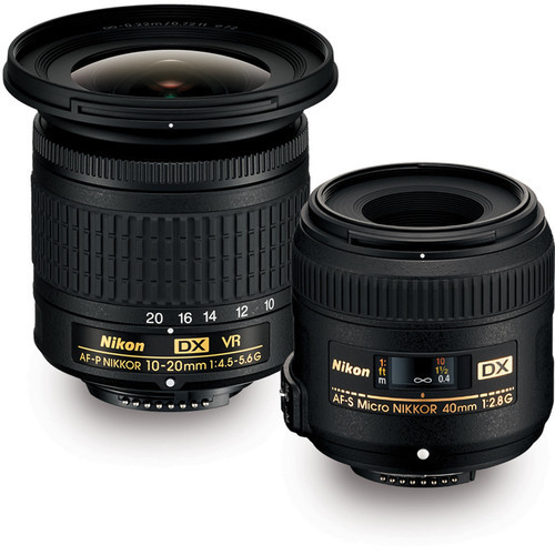 Nikon DX Landscape and Portrait Kit (10-20mm f/4.5-5.6 + Micro 40mm f/2.8)