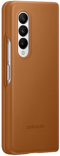Samsung Galaxy Z Fold 3 Leather Cover (Brown)