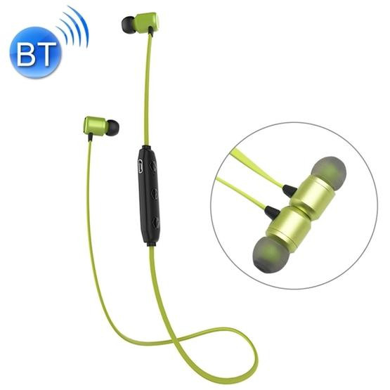 XRM-X4 Sports IPX4 Waterproof Magnetic Earbuds Wireless Bluetooth V4.2 Stereo Headset with Mic (Green)