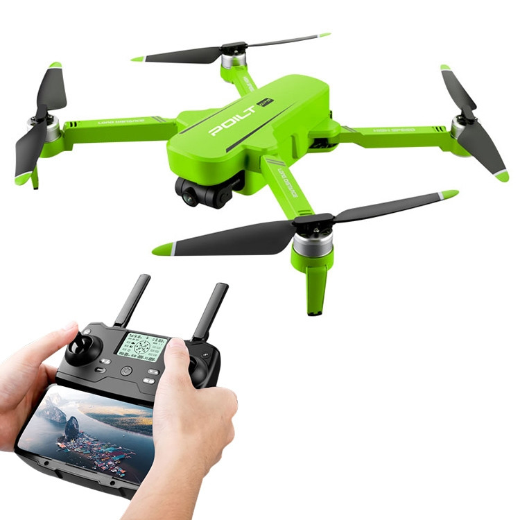 Jjr C X17 6k Gps Foldable Brushless 2 Axis Gimbal Dual Camera Aircraft Green