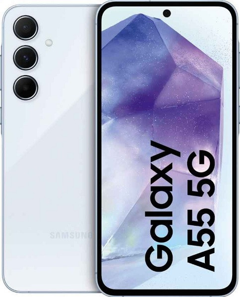 Samsung Galaxy A55 5G SM-A5560 Dual Sim 128GB Awesome Iceblue (8GB RAM)