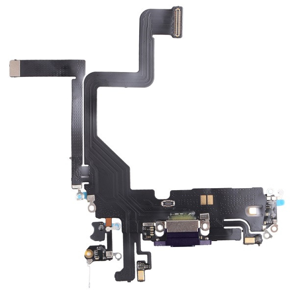 Charging Port Flex Cable for iPhone 14 Pro (Purple)