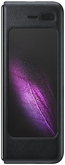 Samsung Galaxy Fold Leather Cover Black
