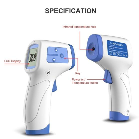 LEAGOO T02 Non-contact Forehead Body Infrared Thermometer (Blue)
