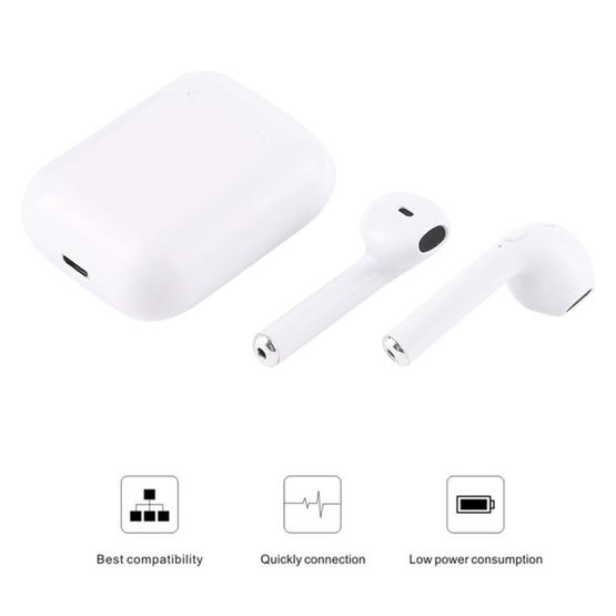 i11-TWS Bluetooth V5.0 Wireless Stereo Earphones with Magnetic Charging Box (White)