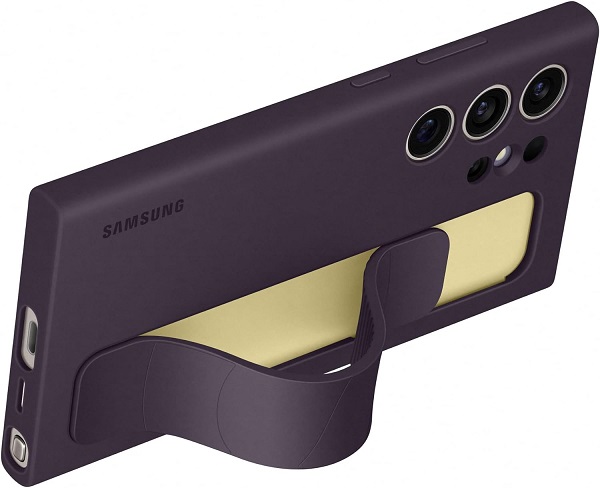 Samsung Galaxy S24 Ultra Standing Grip Case (Dark Violet)