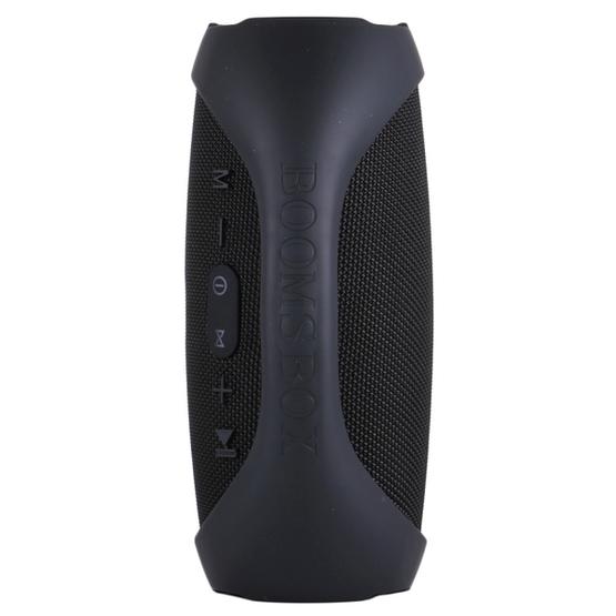 BOOMS BOX MINI E10 Splash-proof Portable Bluetooth V3.0 Stereo Speaker with Handle(Black)